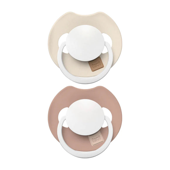 Difrax sucette prime glow 6-18m ivory/blush C127PGL