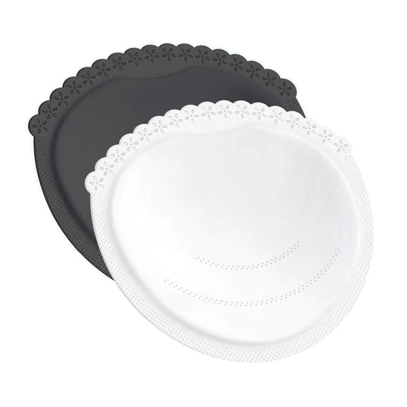 Difrax Coussinets d'allaitement autocollants - 40 pièces blanc/noir C612