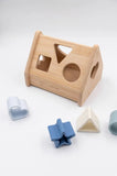 Bamboom puzzle maison en bois blue CBA005/07