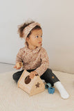 Bamboom puzzle maison en bois blue CBA005/07