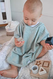 Bamboom puzzle étoile en bambou et silicone bleu, azur et bleu clair CBA82206/03