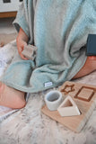 Bamboom puzzle étoile en bambou et silicone bleu, azur et bleu clair CBA82206/03