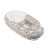 Doomoo nid pour bébé cocoon jersey léopard crème CO19