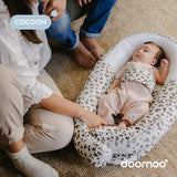 Doomoo nid pour bébé cocoon jersey léopard crème CO19