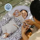 Doomoo nid pour bébé cocoon jersey léopard crème CO19