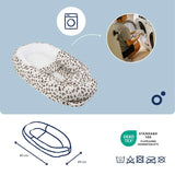 Doomoo nid pour bébé cocoon jersey léopard crème CO19