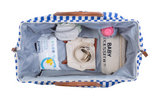 Childhome sac à langer Mommy bag stripes electric blue/light blue CWMBBSTBL