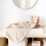 Bemini cape de bain 90x90cm éponge confort cream 672terry29tu