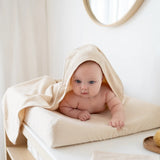 Bemini cape de bain 90x90cm éponge confort cream 672terry29tu