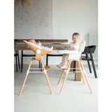 Childhome Evolu chaise haute (50-75cm) naturel blanc CHEVOCHNW