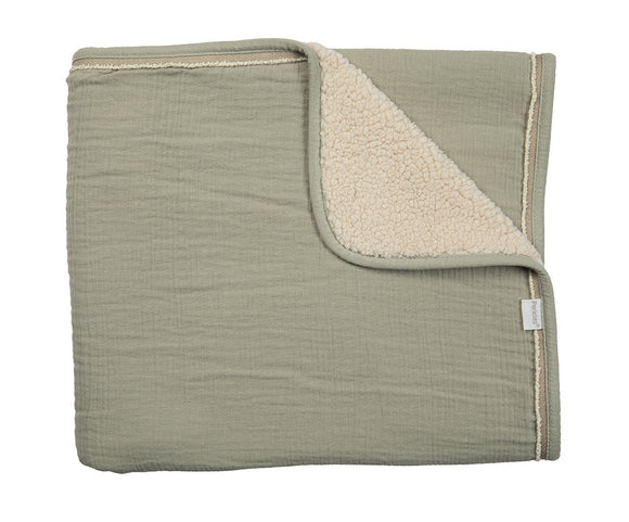 Pericles couverture berceau 75x100cm Nomad avocado/creme DK101AVCR