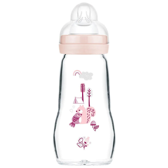Mam biberon verre 260ml forest rose 4042894592519