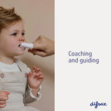 Difrax brosse à dents de doigt pour bébé rose 377B03