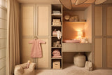 Jollein pouf pour enfants en velours côtelé naturel 028-543-68045