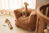 Jollein pouf pour enfants en velours côtelé caramel 028-543-68046