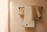 Jollein couverture berceau 75x100cm check Biscuit/teddy fleece 517-511-68041