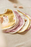 Jollein bavoirs waterproof Flower Fairies (lot de 5)  029-566-68104