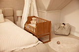 Jollein pouf pour enfants en velours côtelé olive green 028-543-68093