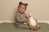 Little Dutch peluche d'activités poulet 25cm Little Farm LD8804
