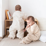 Bemini gigoteuse Magic bag 4-12m Piuma ecru pady jersey + jersey tog 2.5 155PIUMA20JP