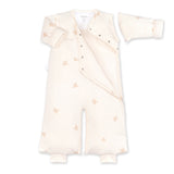 Bemini gigoteuse Magic bag 4-12m Piuma ecru pady jersey + jersey tog 2.5 155PIUMA20JP