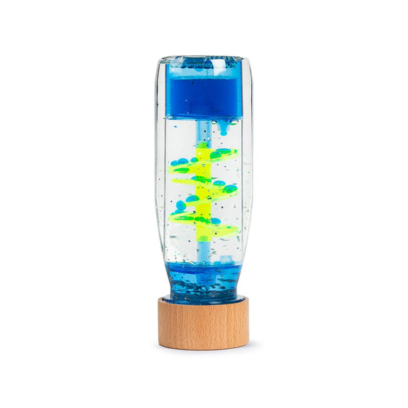 Petit Boum bouteille sensorielle spirale bleu PBMSPIBLUE