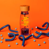 Petit Boum bouteille sensorielle spirale bleu PBMSPIBLUE