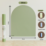 Kinderly papier peint magnétique repositionnable olive KINMAGOL