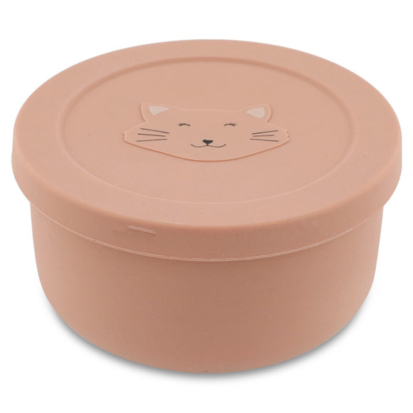 Trixie Pot à collation en silicone avec couvercle Mrs. Cat 96-450