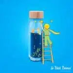 Petit Boum bouteille sensorielle avec liquide en mouvement Petit Prince PBMPRINCE1