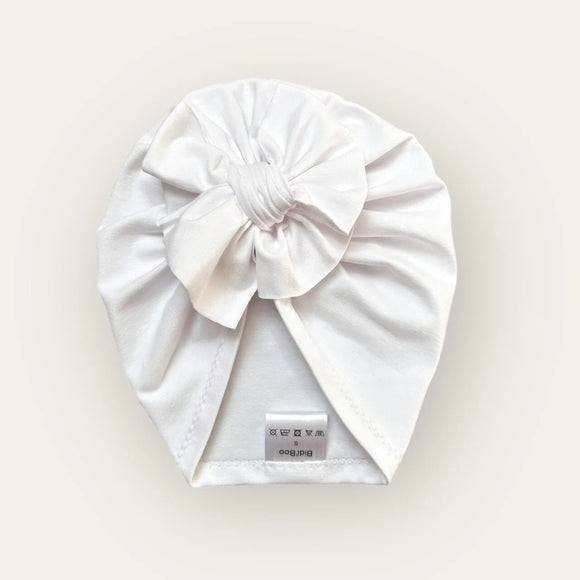 Bidi'Boo turban noeud blanc