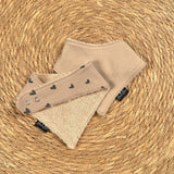 Bidi'boo bandana coeur (lot de 2)