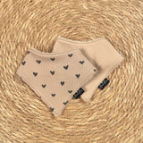 Bidi'boo bandana coeur (lot de 2)