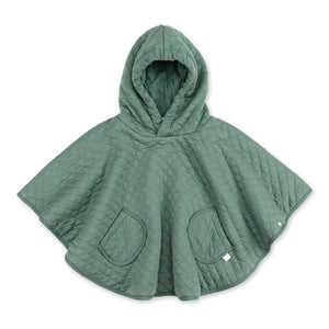 Bemini poncho de voyage 9-36m green pady quilted + jersey 383QUILT78JU