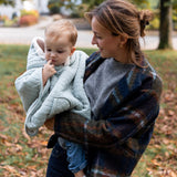 Bemini poncho de voyage pady quilted + teddy 9-36m lunar 383QUILT76HU