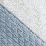 Bemini poncho de voyage 9-36m stone pady quilted + teddy 383QUILT66HU