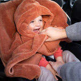 Bemini poncho de voyage 9-36m noisette softy + jersey 383SOFTY40SF