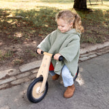 Bemini poncho de voyage 9-36m kaki teddy + pady jersey 383TEDDY79JU