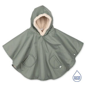 Bemini poncho de voyage 9-36m green waterproof + teddy 383RAINY78HU