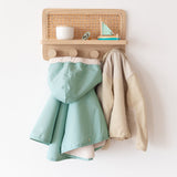 Bemini poncho de voyage 9-36m sauge waterproof + teddy 383RAINY73HU