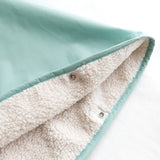 Bemini poncho de voyage 9-36m sauge waterproof + teddy 383RAINY73HU
