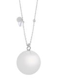 Proud Mama Bola de grossesse Baby Bell Fine BB Argent fin/Cristal ID-527