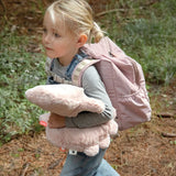 Done By Deer sac à dos matelassé enfant croco rose 7033871