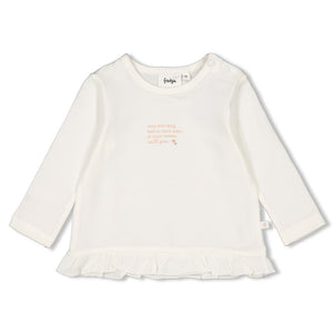 Feetje t-shirt longues manches sweet poppy off white 51602499