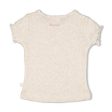 Feetje t-shirt sweet poppy off white melange 51700916