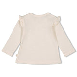 Feetje t-shirt volants à manches  longues blanc cassé starfish wishes 51602515