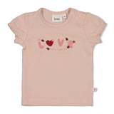 Feetje t-shirt manches courtes Ladybug light pink 51700977