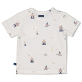 Feetje t-shirt imprimé Seaside Happiness écru 51700995