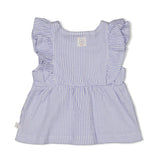 Feetje top rayé gaufré Sea la Vie lavande 51701004