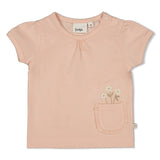 Feetje t-shirt Let your dreams blossom peach 51700975